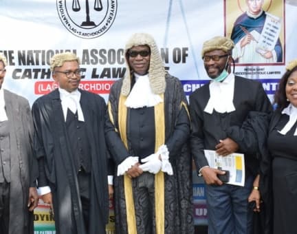 Members of the National Association of Catholic Lawyers, Lagos Archdiocese